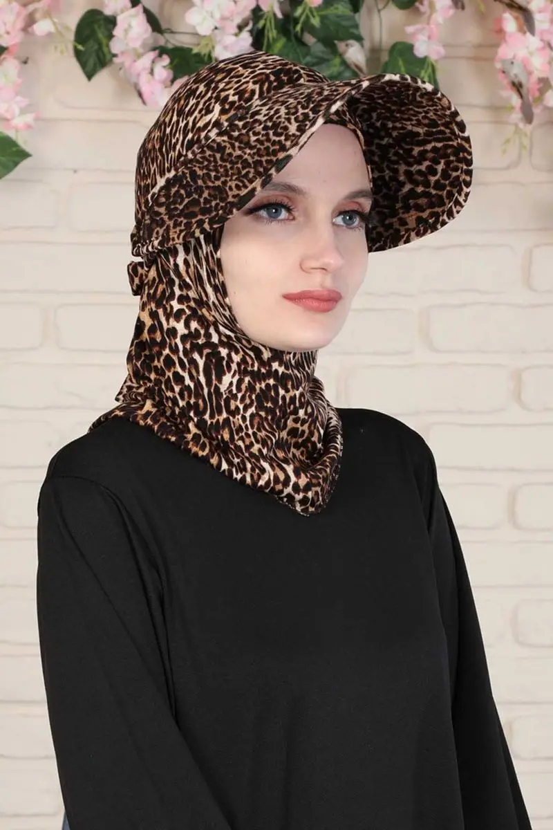 Gekamd Cap Luipaard Patroon