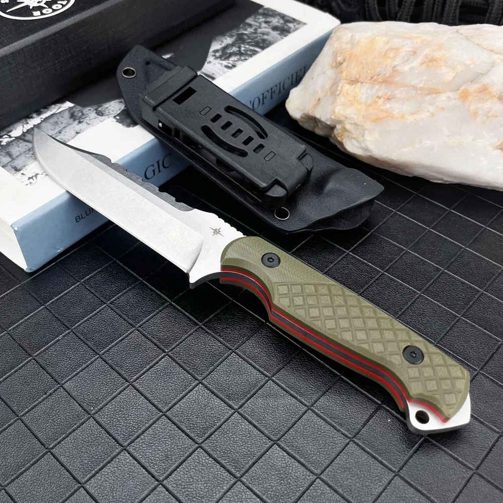 

TOOR Straight Knife G10 Handle D2 Blade Wilderness Survival Hunting Combat High Hardness Sharp Multi-functional Tactical Knives