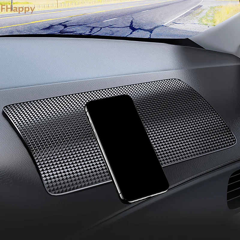 Car Dashboard Sticky Anti-Slip Mat Car Styling Interior Car Non Slip Mat Heat Resistant Car Dashboard Phone Sunglasses Holder