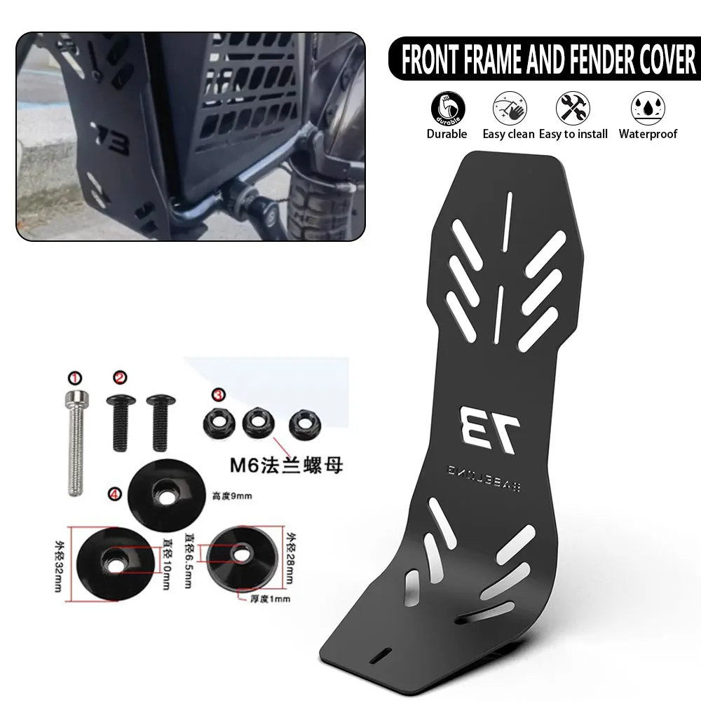 

Motorcycle Front Frame Protection And Fender Cover Set For Super 73 RX Engine Guard Grille Housing Cover Protective Accessories