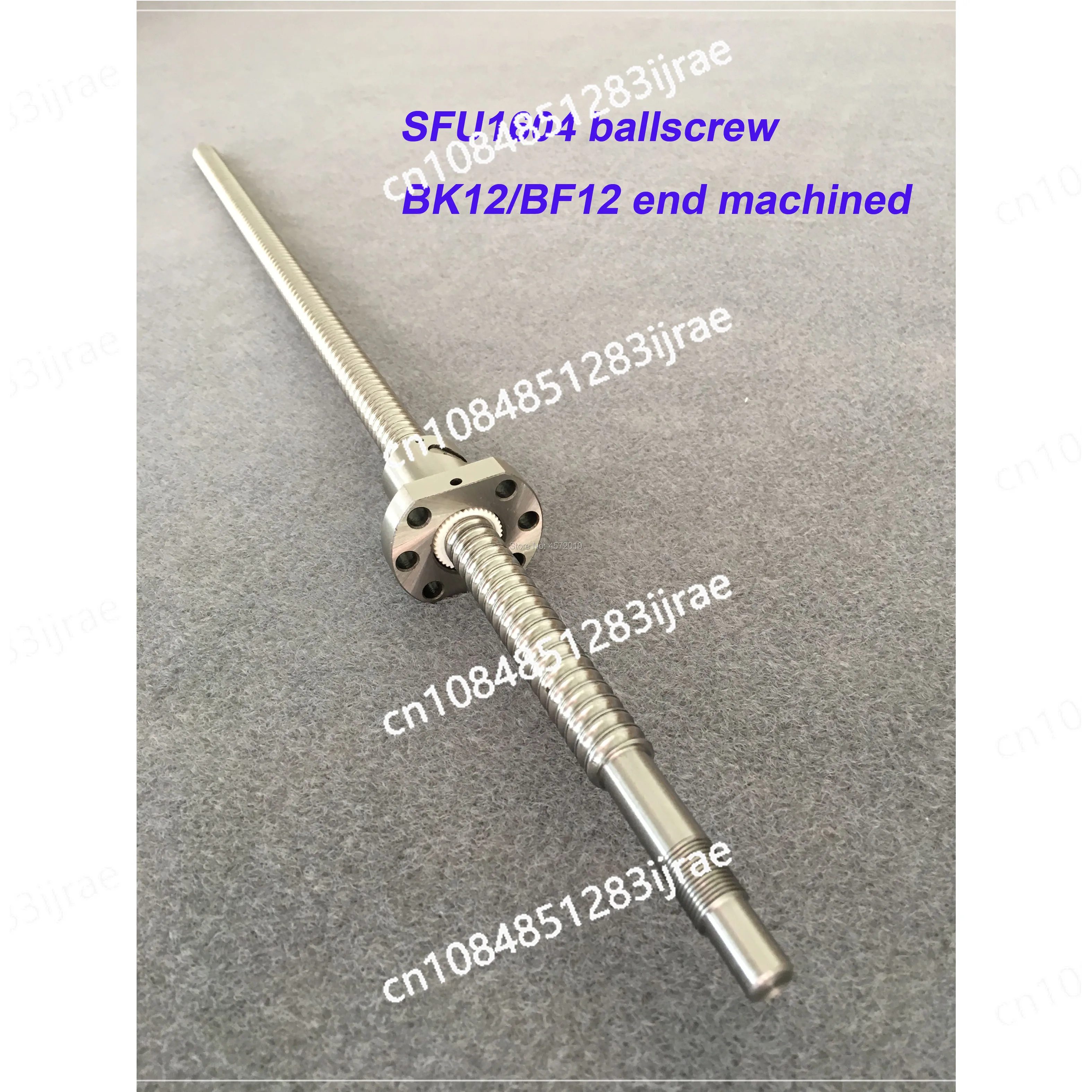 

SFU RM 1604 BallScrew 200 300 400 500 600 Mm Rolled Ball Screw with Single Ballnut for CNC Parts BK/BF12 Standard End Machined