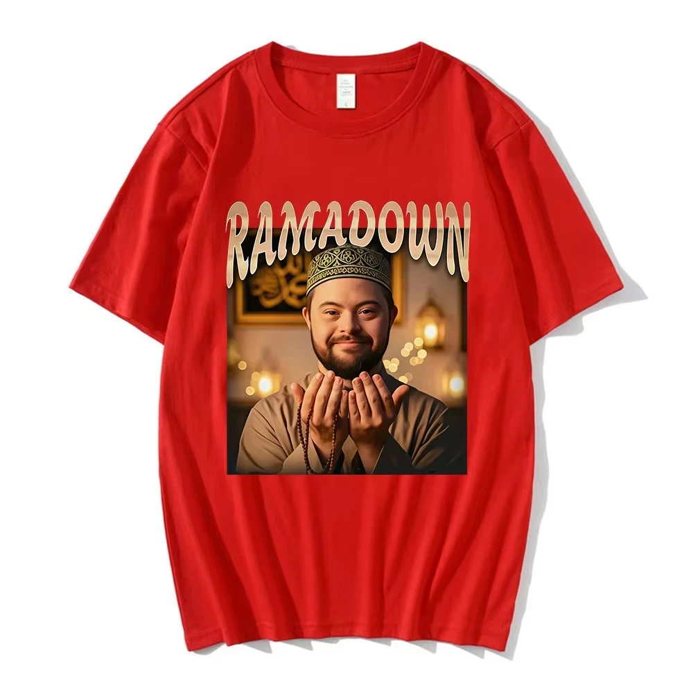 RAMADAWN MEME Lustige Grafik-T-Shirts für Herren und Damen, Übergröße, lässig, kurzärmelig, Rundhalsausschnitt, Baumwoll-T-Shirt, Unisex, modische Streetwear – Detail 8