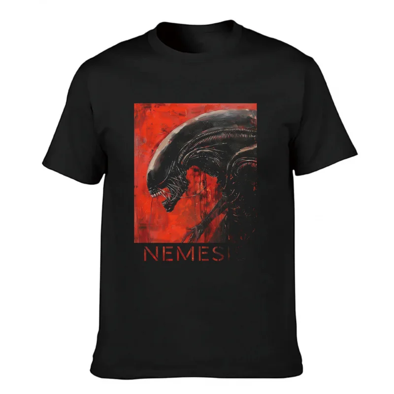 

80s Horror movie Xenomorph 1115 Scary Sci fi Alien Ripley Weyland gift T shirt for man Large size Tops Monster Graphic clothes