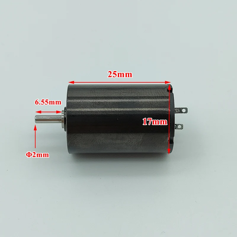 1725 17mm*25mm Mini Big Coreless Motor Replace Tattoo Motor Rotary Tattoo Machine Gun DC Micro Tattoo Engine Accessories