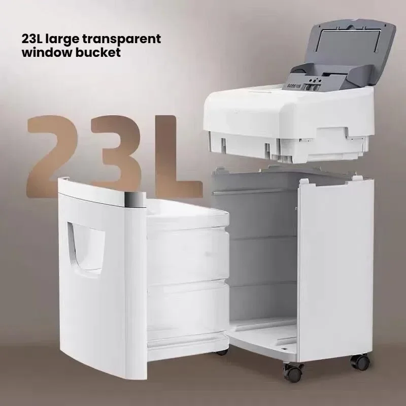 High‑Security‑Cross‑Cut‑Shredder‑Gear Auto‑Feeding‑Processor for Contract‑Invoice‑Confidential‑Paper‑Shredding‑Tasks