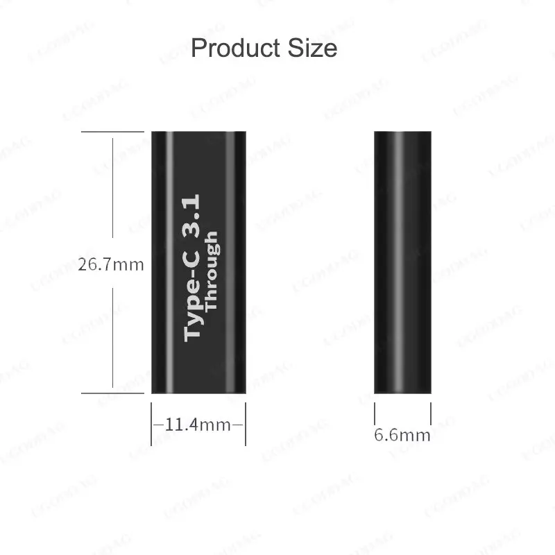 نوع C محول أنثى إلى أنثى محول المحمولة USB-C تهمة مزامنة البيانات محول نوع-C تمديد كابل للهاتف اللوحي