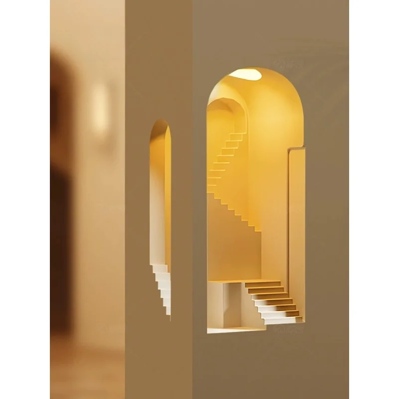 Gypsum Wall Lamp Embedded Corner Wall Corner Sensor Light - Pre-Installed And Embedded Corridor Staircase Atmosphere Niche Light