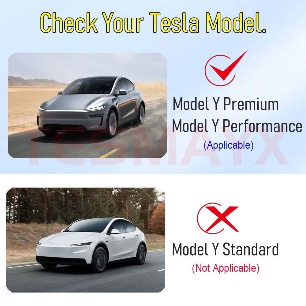 Wireless Charging Pad for Tesla Model 3 Y Juniper 2025 2026 Center Console Phone Charger Mats Anti-slip Interior Accessories