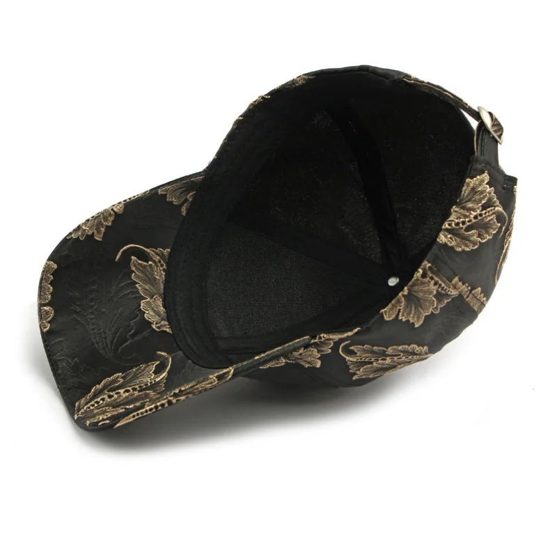 Ethnic Style Jacquard Baseball Hat for Women Advanced Face-looking-small Casual Caps Couple Outdoor Versatile Hardtop Visor Hats