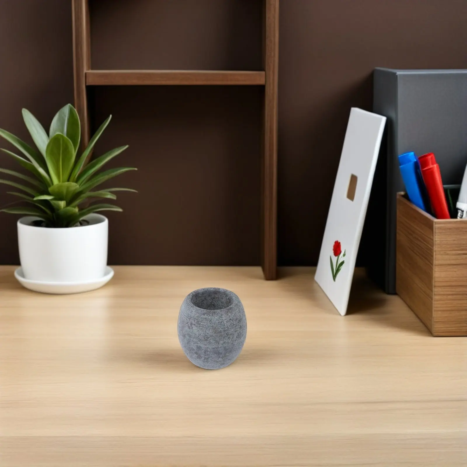 サウナアロマセラピーストーンカップ-32-センチメートル天然石ボウルエッセンシャルオイル用ディフュージョンストーンスパアクセサリーアロマセラピーオイル