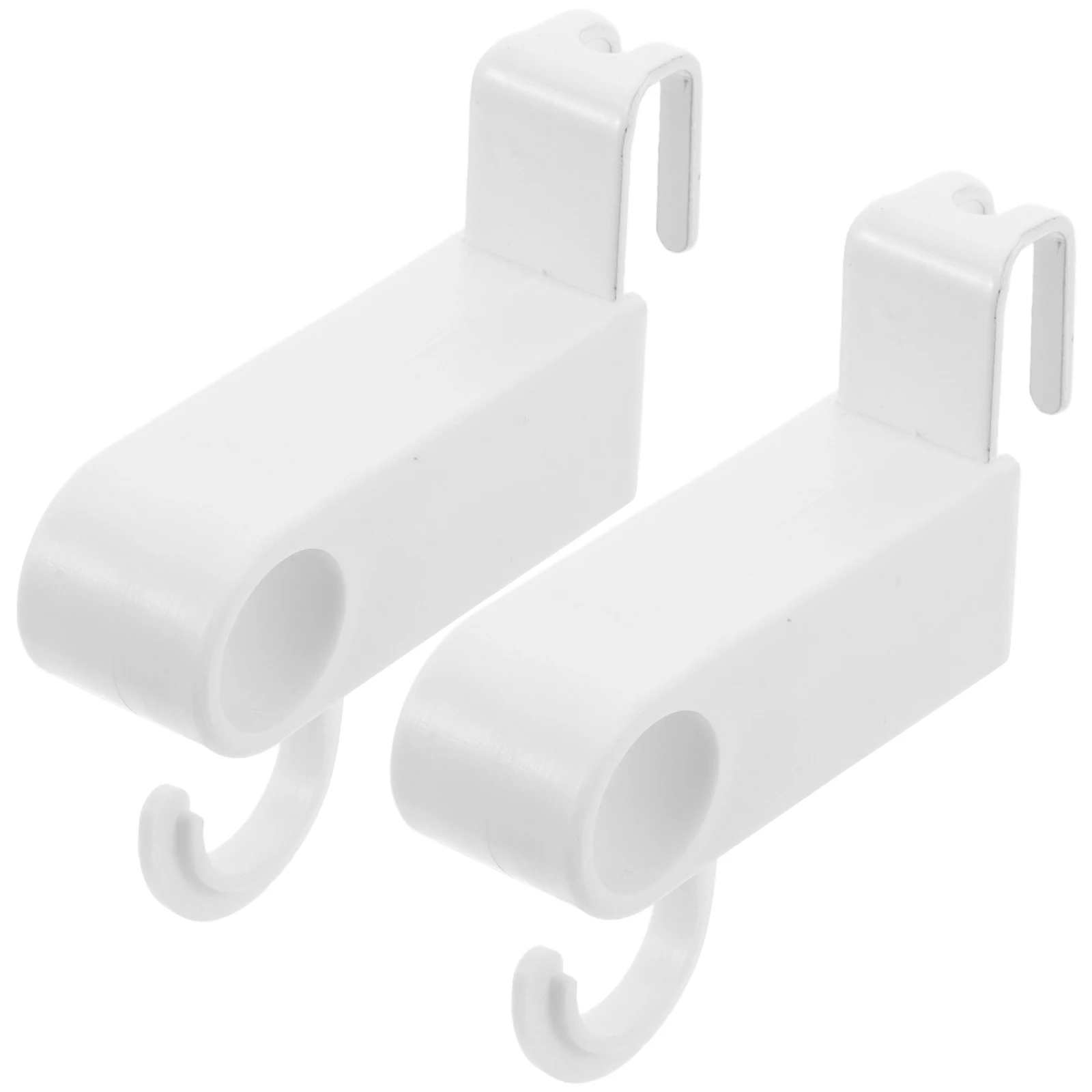 

2 Pcs Clothes Rack Coat Hanger Mount Dryer Drying Tower Hangers Abs Plastic Closet