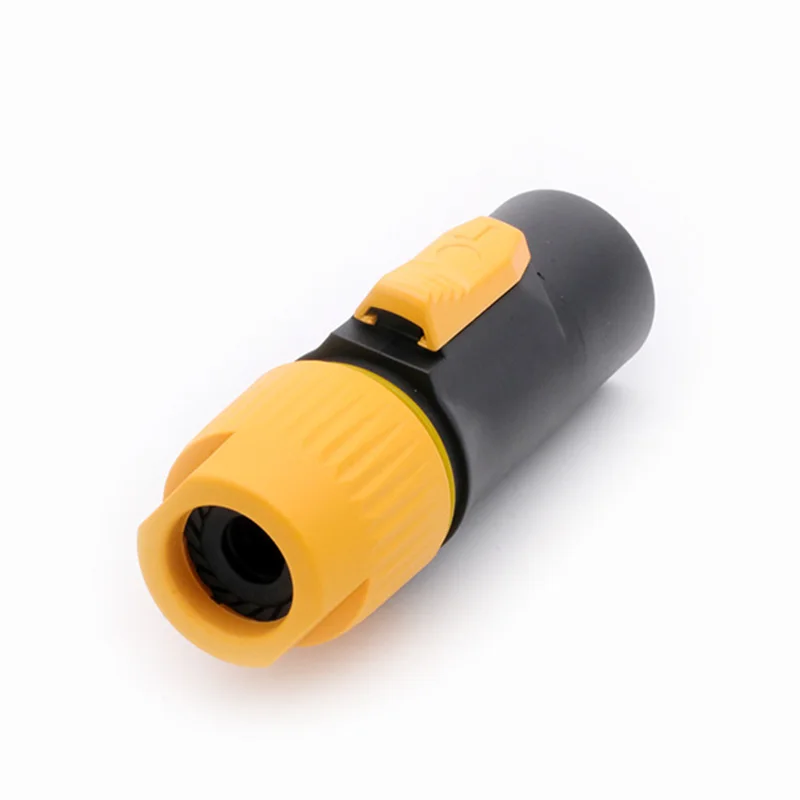 2PCS Waterproof Locking Powercon True Connector NAC3FX-W + PowerCon Chassis Connectors NAC3MPX or NAC3MX-W + NAC3FPX