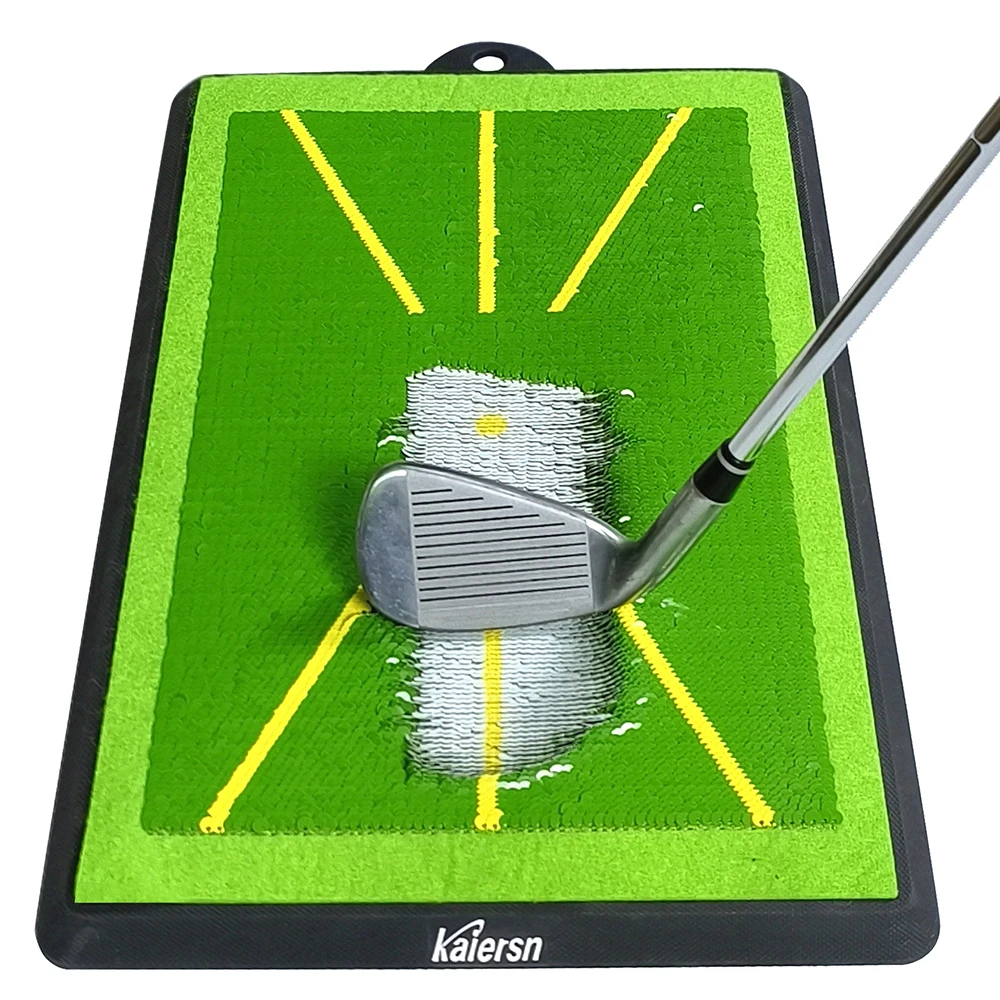 High Quality Golf Training Pad For Swing Detection Batting Ball Trace Directional Mat Swing Path Pads Swing Practice Pads