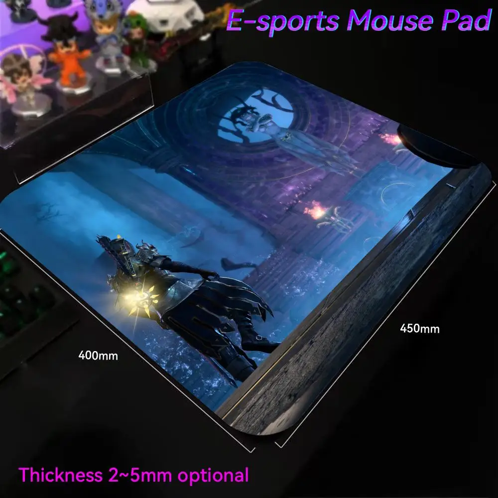 B_baldurs G_gate 3 Mouse Pad Small Led Mouse Pad  Mouse Pad Wrist Protector 450x400 E-Sports Mouse Pad Ergonómico  One Piece Mou