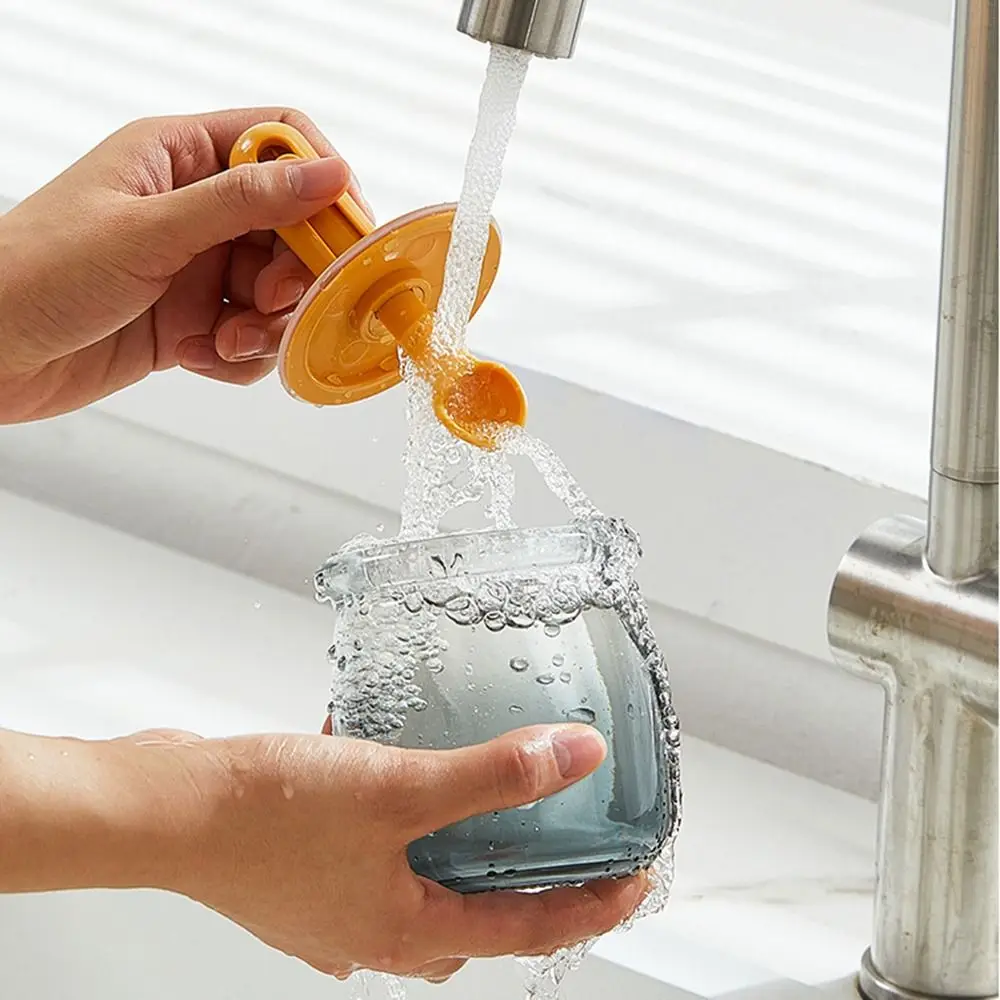 Leak Proof Glass Seasoning Bottle Moisture Proof Light Proof Airtight Condiment Jar Multifunctional Retractable Spoon