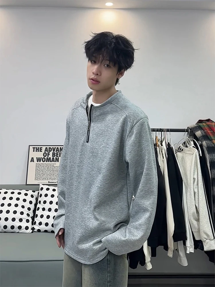 

ay f Zip Hoodie Men's Spring Autumn Cleanfit oulder Long Sve Base Layer T-irt Heavyweight Sport Inner irt