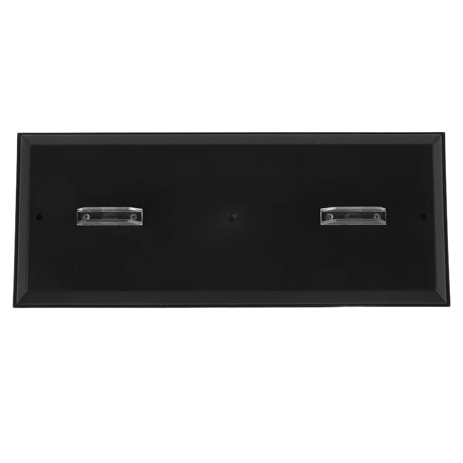 

3Pcs Plastic Display Base Mini Rectangle Bike Stand for Motorcycle Bicycle Showcase 8.6x3.5 Inch Desk Shelf Display Holder