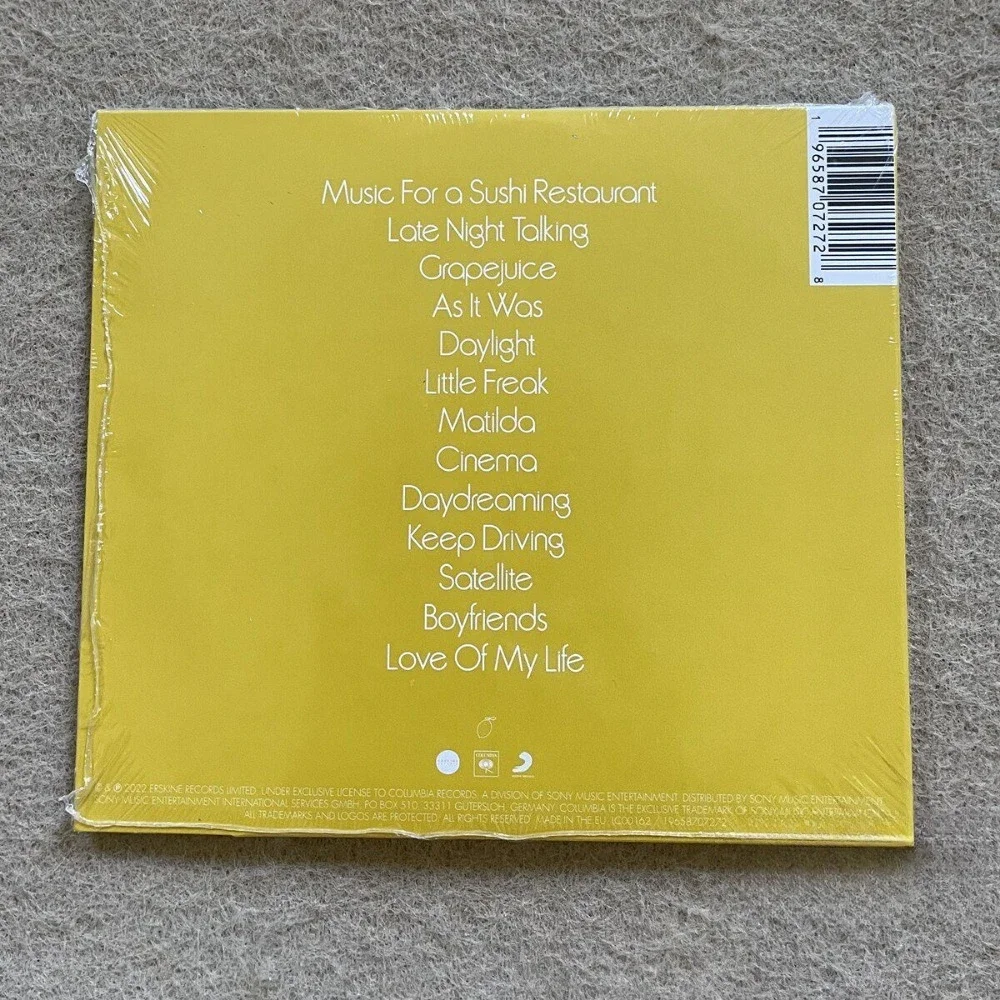 Harry Styles Harrys House CD Album 2022 Grammy Winner As It Was Pop Rock Music 13 Tracks Late Night Talking New Sealed Disc