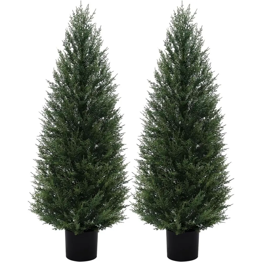 

All-Weather Outdoor Artificial Pine Trees for Home Porch and Entryway Decor