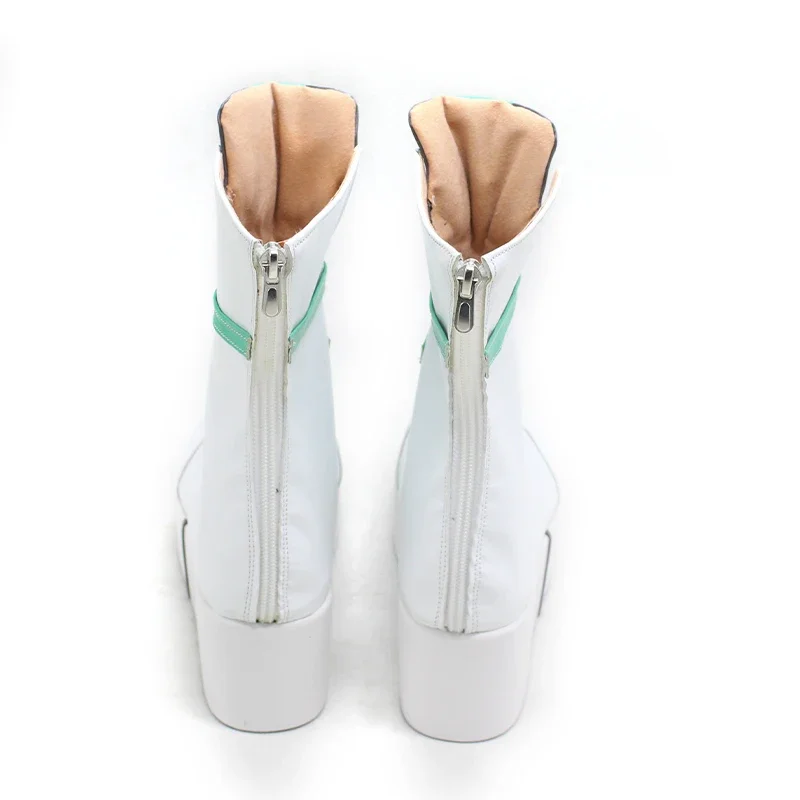 Jett Scarpe Cosplay Gioco VALORANT Puntelli Cosplay Scarpe in pelle PU Stivali di carnevale di Halloween Realizzati su misura