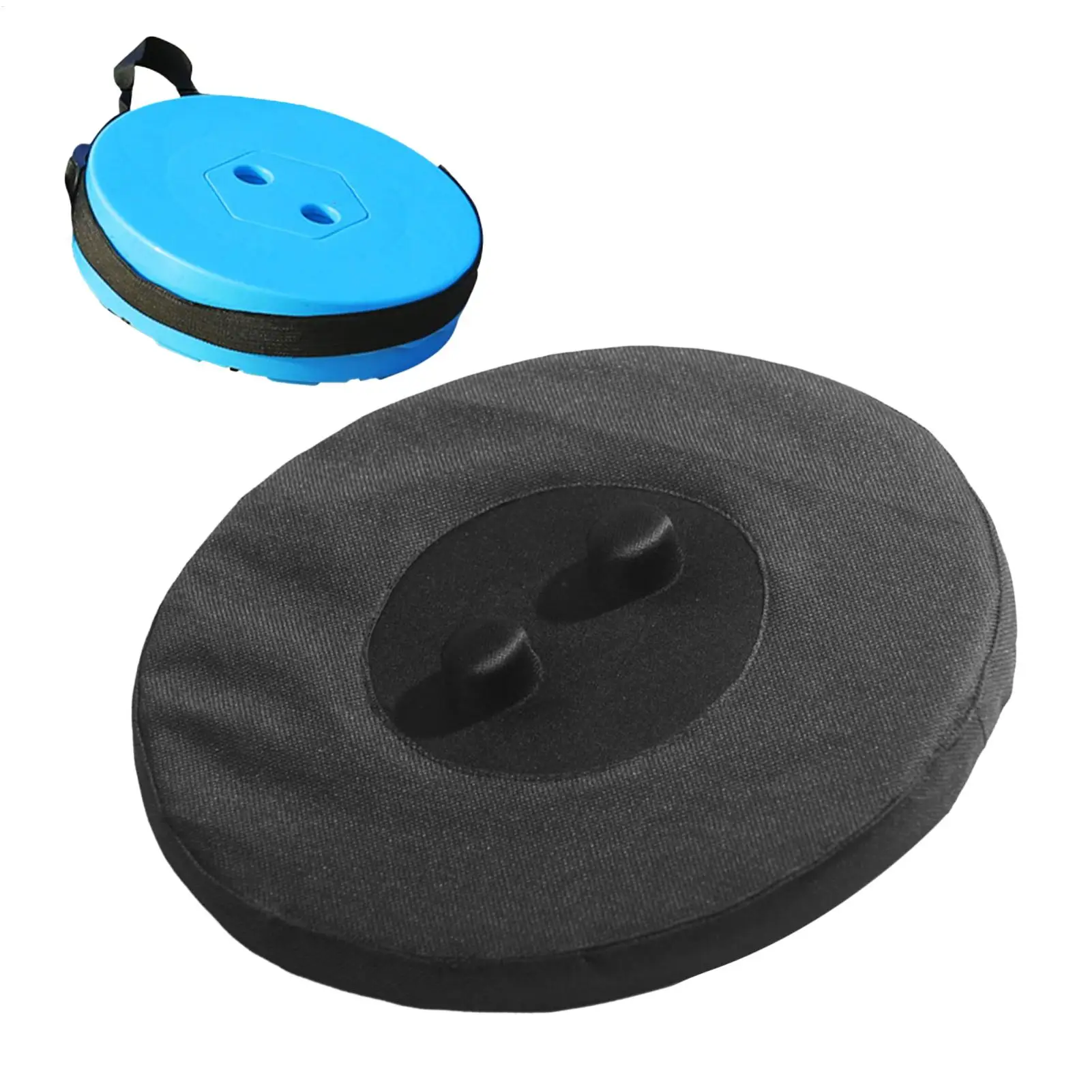 Telescopic Stool Cushion, Round Thickened Folding Seat Cushion Comfortable With Memory Foam Non-slip For Camping Stool
