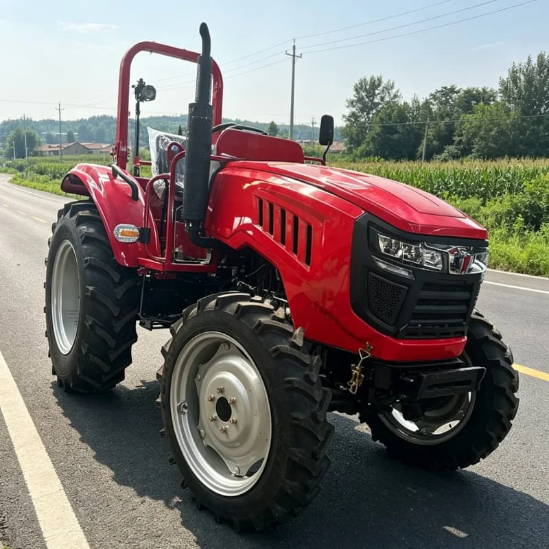 Customized 2026 Bestselling Ride-on Wheeled 4WD Mini Ploughing Tiller & Deep Tillage Four-wheel Tractor