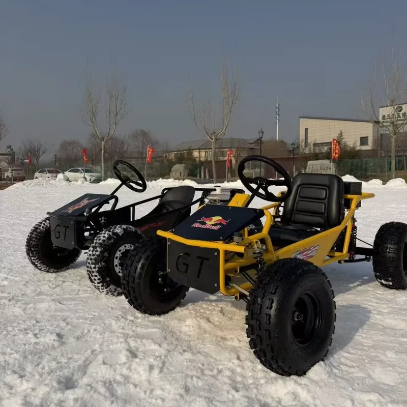 Electric ATV 4WD Motocross Mountain Kart Desert Car Steering Wheel All Terrain Vehicle Off Road Go Kart for Adults