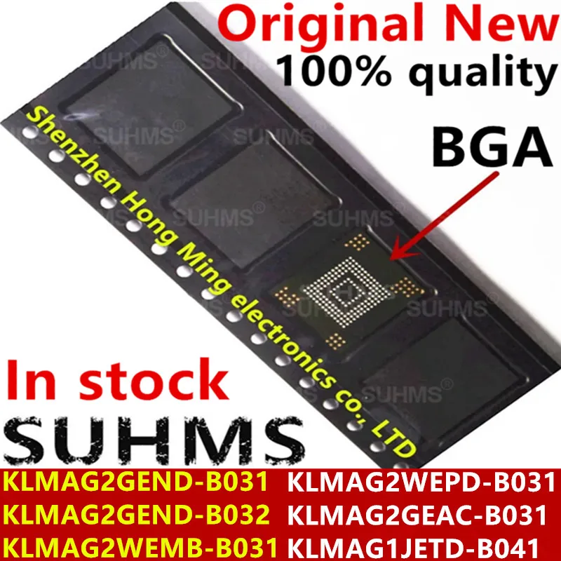 (1piece) 100% New KLMAG2GEND-B031 KLMAG2GEND-B032 KLMAG2WEMB-B031 KLMAG2WEPD-B031 KLMAG2GEAC-B031 KLMAG1JETD-B041 BGA Chipset