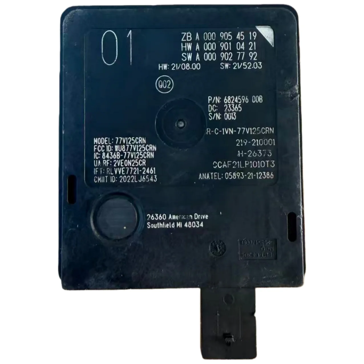 A0009054519 Blind Zone Radar Sensor Mercedes-Benz S W223 Blind Spot Radar Control Module