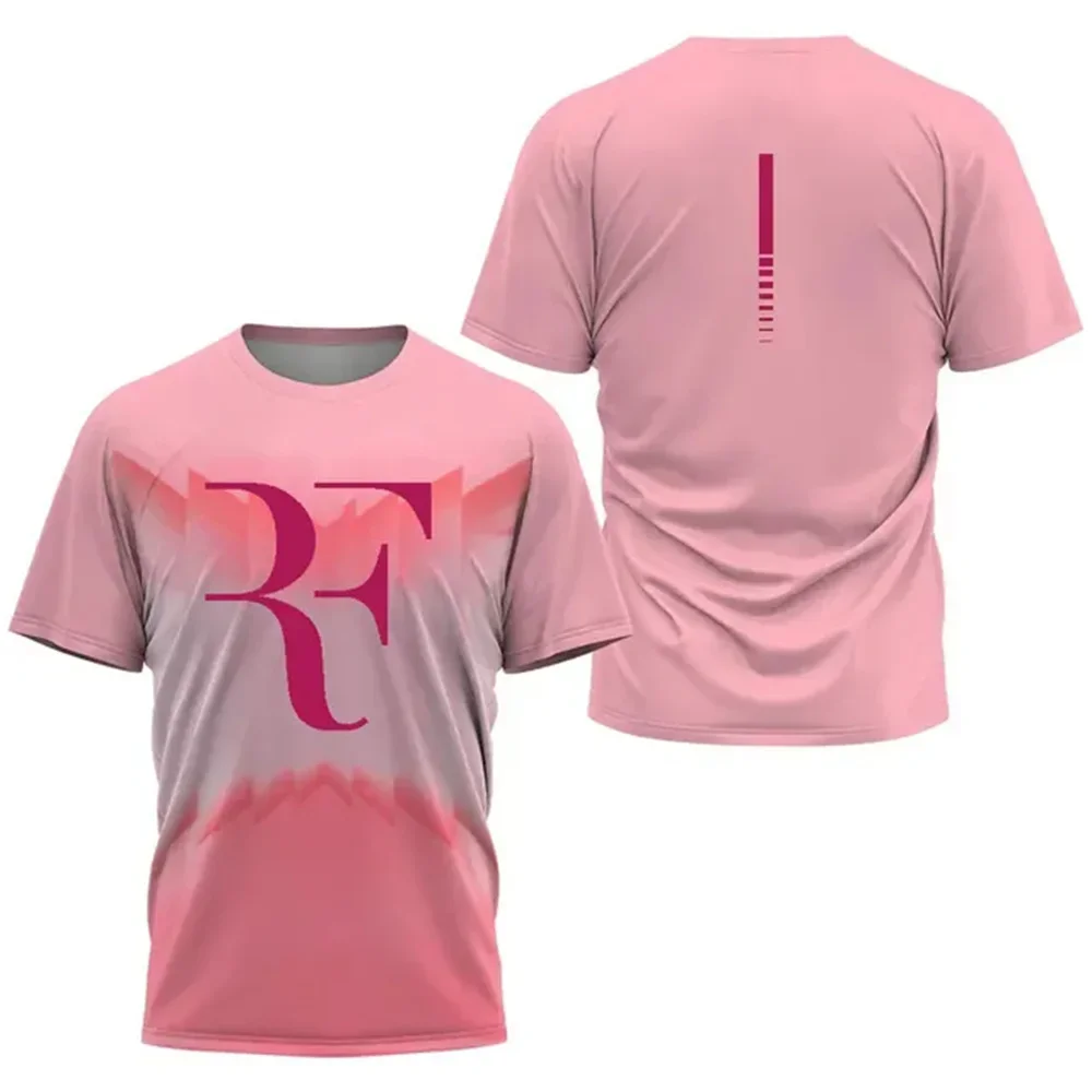 Summer Quick Dry Sports T-Shirts Outdoor Fitness Track Men's T Shirts Badminton Table Tennis Short Sleeve Training Clothing