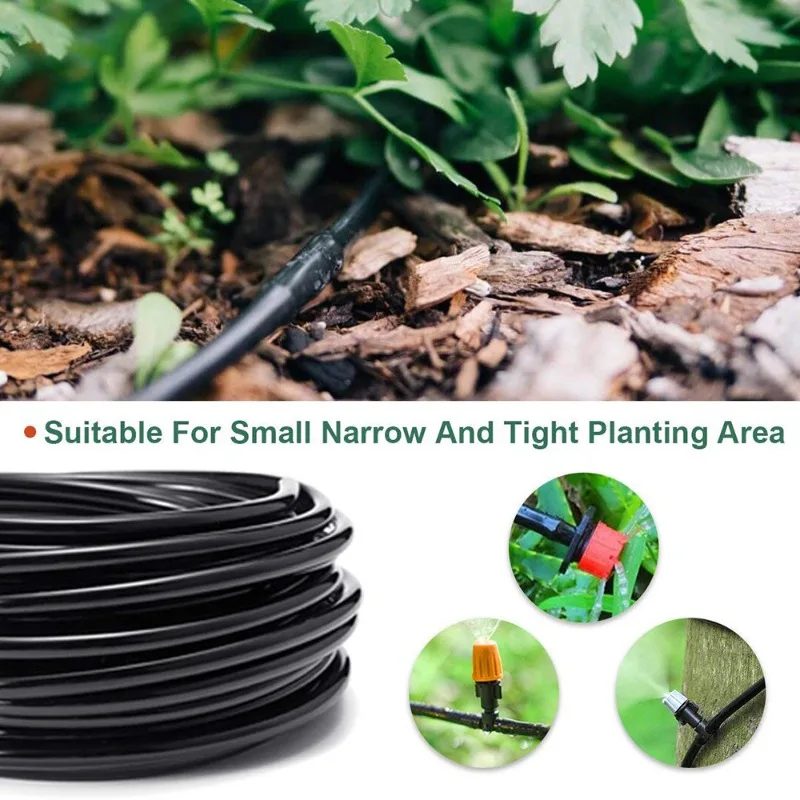 4/7mm Hose Garden Watering 1/4" PVC Hose Micro Drip Irrigation Pipe Tubing Lawn Balcony Plants Flower Greenhouse Pipe image 6