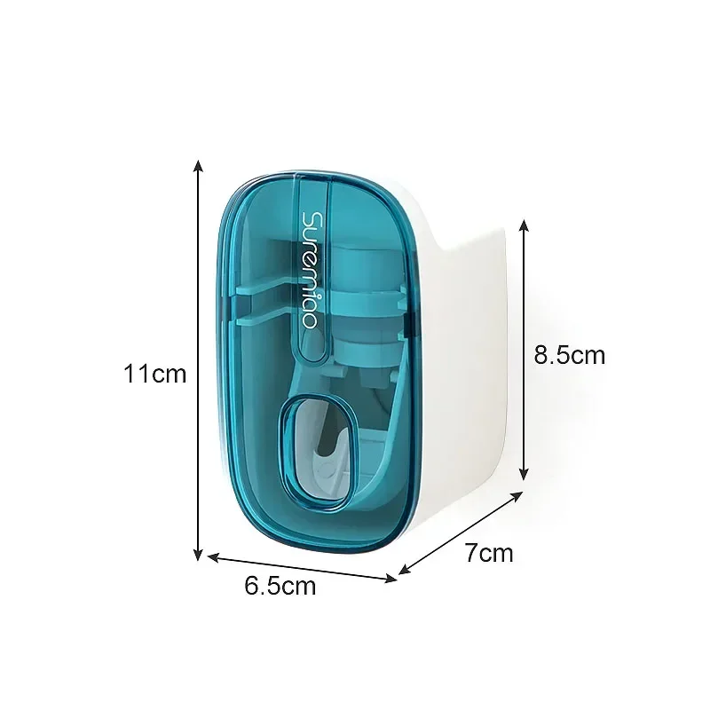 Automatic Toothpaste Dispenser Bathroom Accessories Wall Mount Lazy Toothpaste Squeezer Household Toothbrush Holder Gadgets New