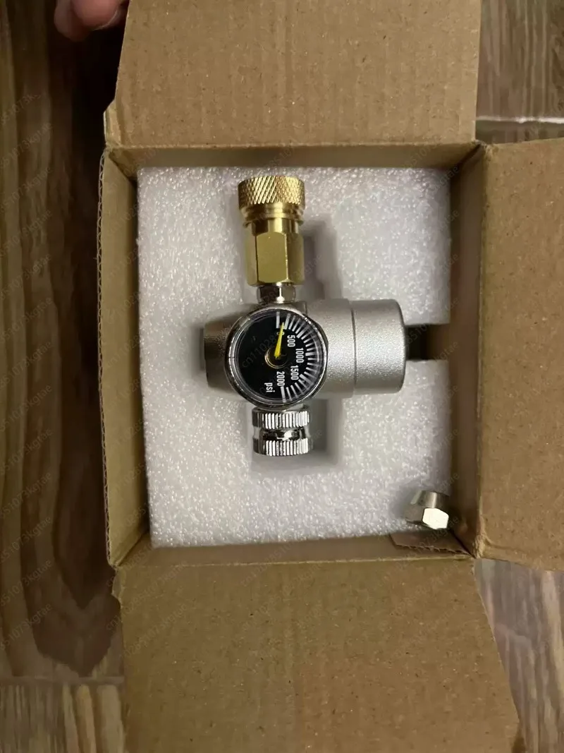 Pneumatic Espresso Maker, CO2/Argon Regulator with Pre-infusion & Constant Pressure, Portable Manual Coffee Machine