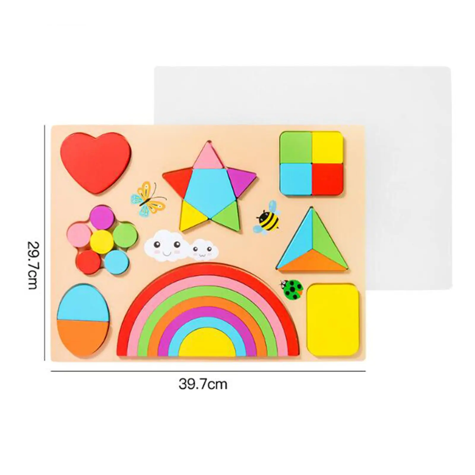 Puzzle Board Hands on Double Sided Color sensation giocattolo prescolare Fine Motor