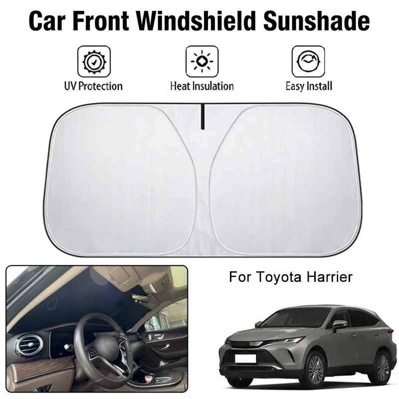 

Car Front Windshield Sunshade Cover For Toyota Harrier UV Block Heat Insulation Auto Interior Sun Protection Accessories