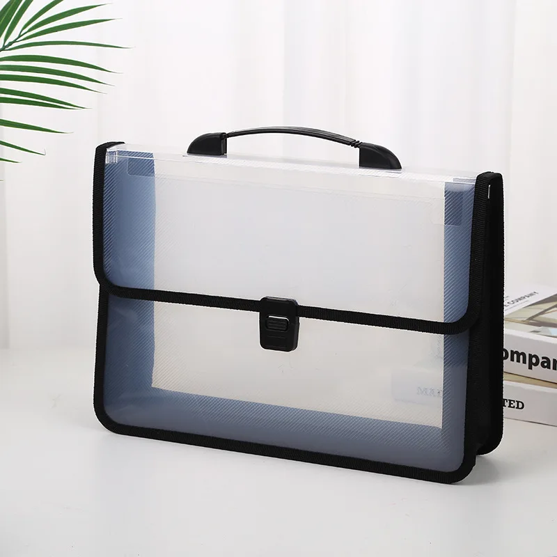 

NEW A4 Portable File Bag Briefcase Handbag Waterproof File Organizer Folders Paper Document Storage Bag Large Office Organizers