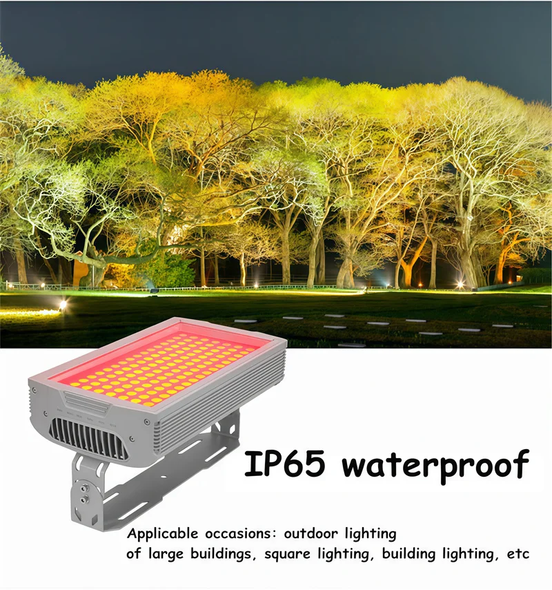 36W72W120W144W Led Projector Light Outdoor Waterproof Flood Lighting Super Bright High Power Wall Washer Lamp Bridge Building