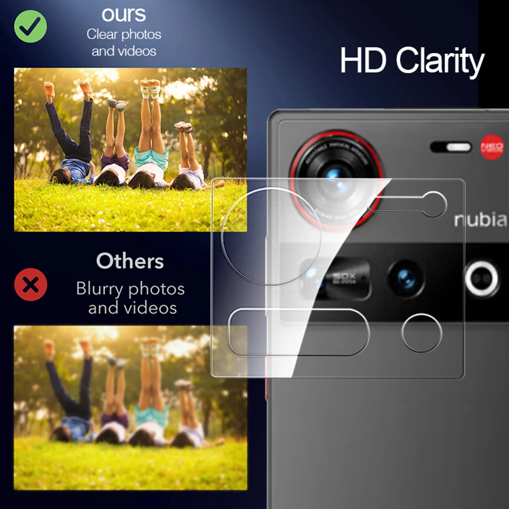 Protector de cámara de vidrio templado 3D 9H, 2 uds., para ZTE nubia Z70 Ultra, película de lente NubiaZ70Ultra nubia Z70Ultra Z 70 Ultra 5G 6,85 pulgadas
