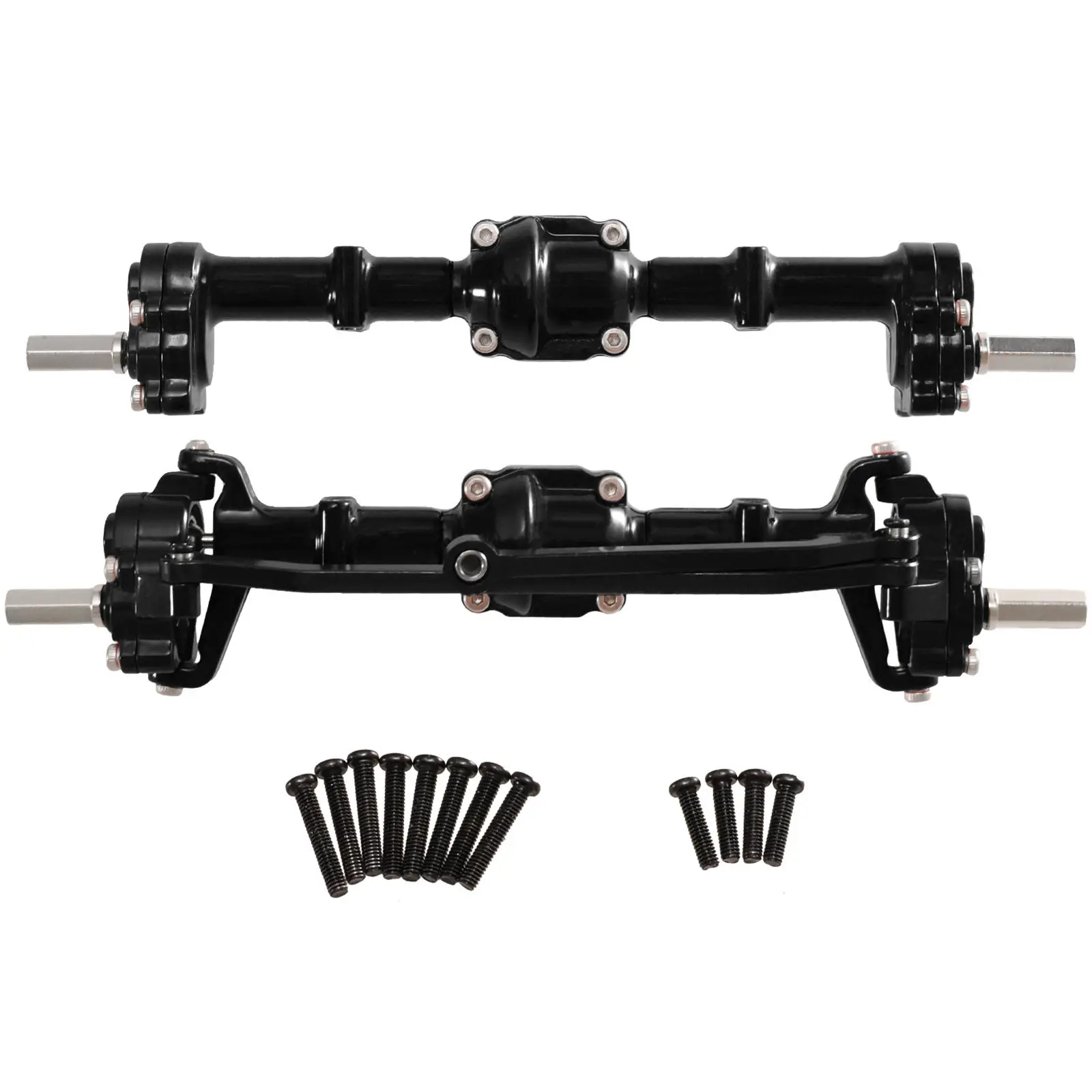 MN82 Volledig Metalen Portal Assen voor MN82 LC79 MN78 D90 D91 98 99SV2 RC Crawler Heavy Duty Voor- en Achteras Upgrade Onderdelen Vervanging