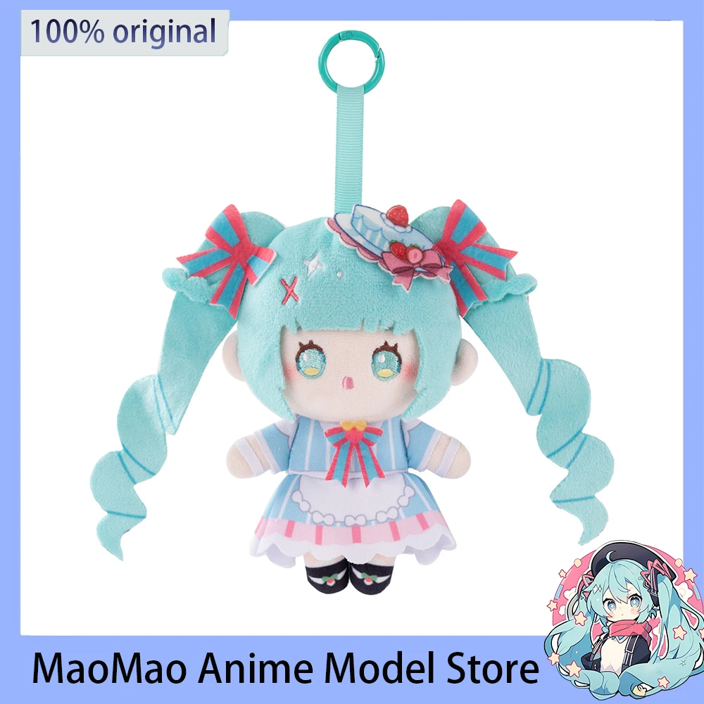 

In Stock Original moeyu Hatsune Miku Plush Doll pendant 14CM Cartoon Cute Backpack Decoration Anime peripherals Collectible Gift