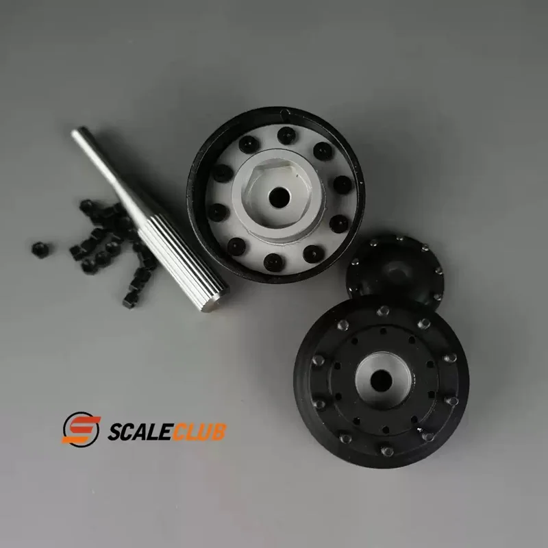 RC 1/14 Simulations-Vorderradnabenverbinder für Tamiya Hydraulikbagger, Lader, Muldenkipper, für VOLVO Anhänger-Kipper DIY-Teile – Detail 3