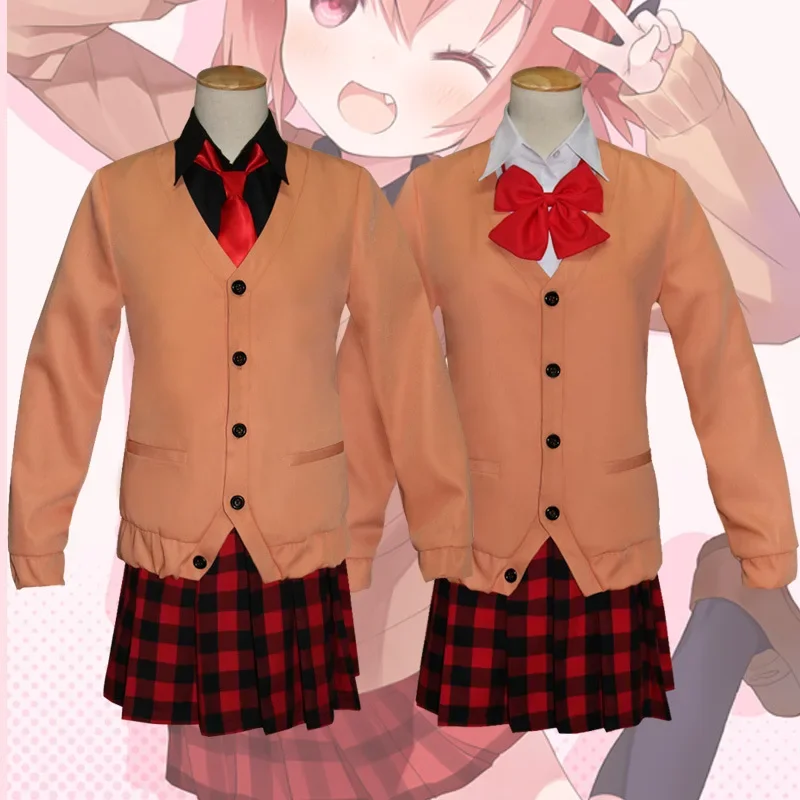 Anime《Gabriel DropOut》Cosplay Kurumizawa Satanichia McDowell / Tsukinose Vignette April Costume