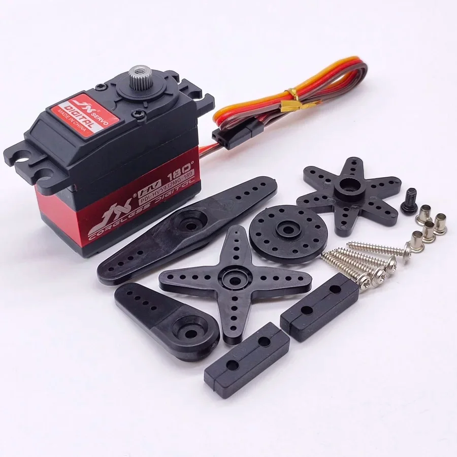 JX HV5932MG/HV5932MG-180/360 Digitaler kernloser Servo mit Metallgetriebe 30 kg 8,4 V