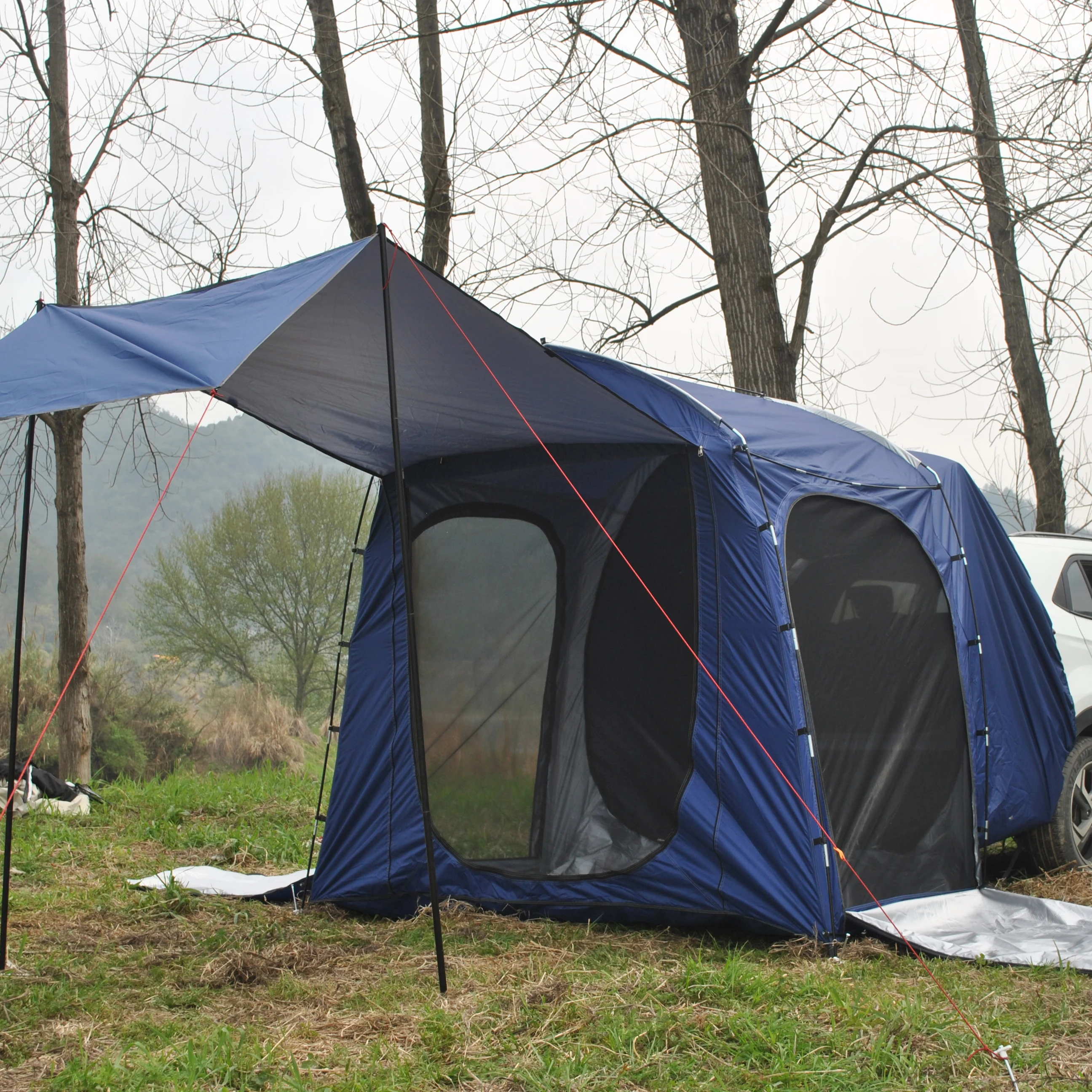 

Multi-Use car tent with awning, Tailgate Shade Awning Tent, Vehicle SUV Tent Car tent can be used without car,Car Tailgate Tent