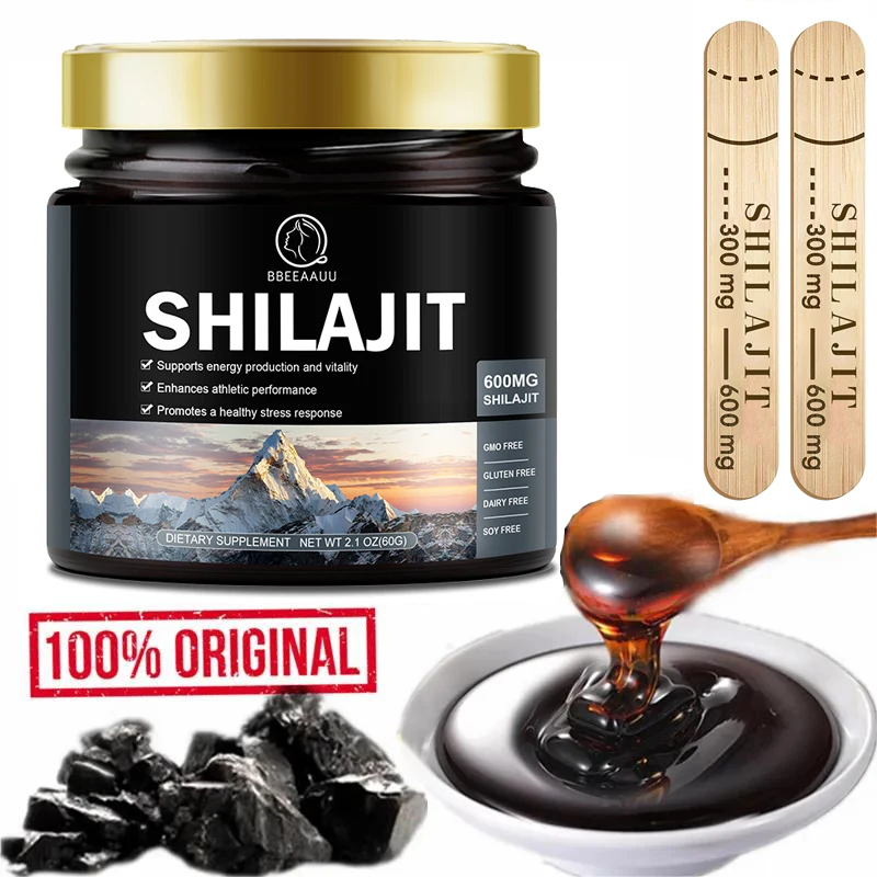 BBEEAAUU 100% Pure Shilajits Original Shilajit Resin Mineral Supplements for Immune Health, Metabolism Overall Physical Health