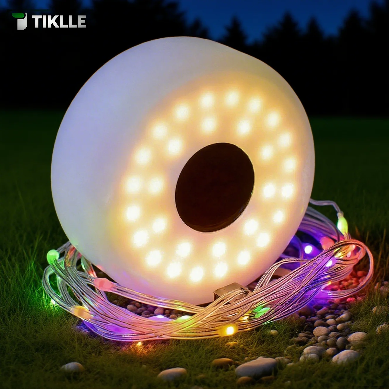 

Гирлянды для кемпинга 2 в 1, уличные водонепроницаемые портативные складные гирлянды с режимами освещения, USB-фонари для кемпинга для пеших прогулок