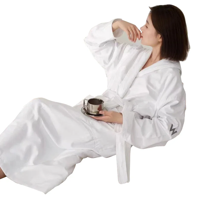 Hotel Bathrobe New Arrival V-Neck Pajamas Bathrobes Home Clothing Luxury Robe Night Wear Women