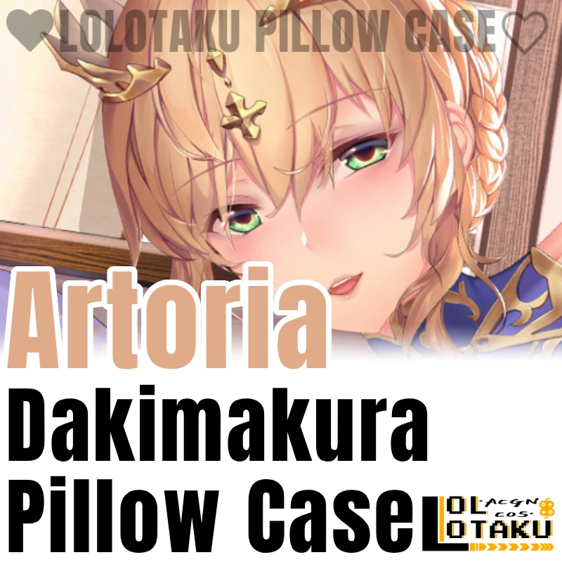 Artoria Dakimakura FGO Fate Grand Order Hugging Pillow Case Otaku Full Body Pillow Cover Cushion Case Home Bedding Decor QYZY