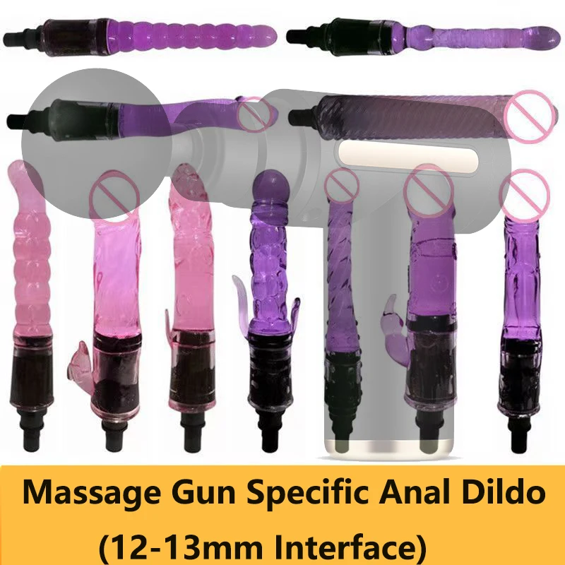 Fascia Spiermassageapparaat Vervangende Hoofddildo 'S Voor Vrouwen Masseren Pistoolkoppen Diepe Weefselmassagebevestigingen (12-13Mm Kaliber)