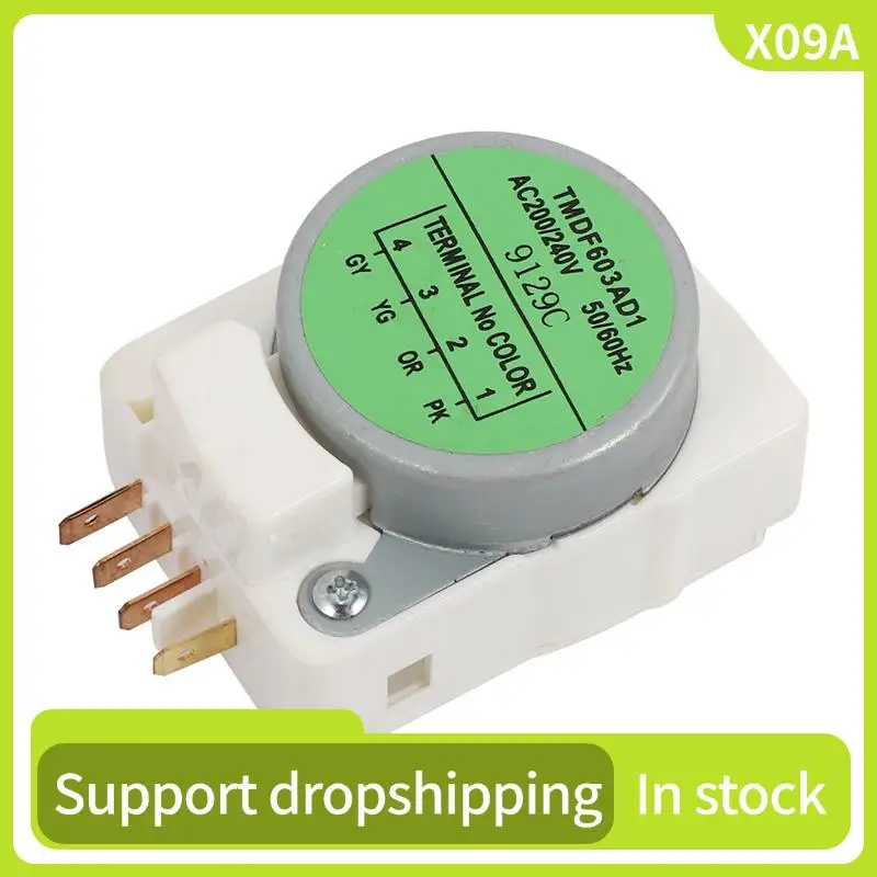 

X09A 4X Механический таймер размораживания для деталей холодильника TMDF603AD1 Таймер размораживания холодильника